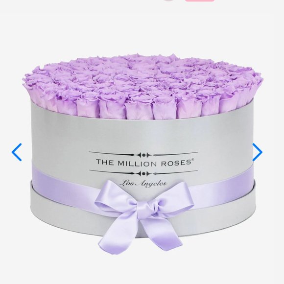 Preserved Roses box long lasting, the million roses pink - Picture 1 of 4